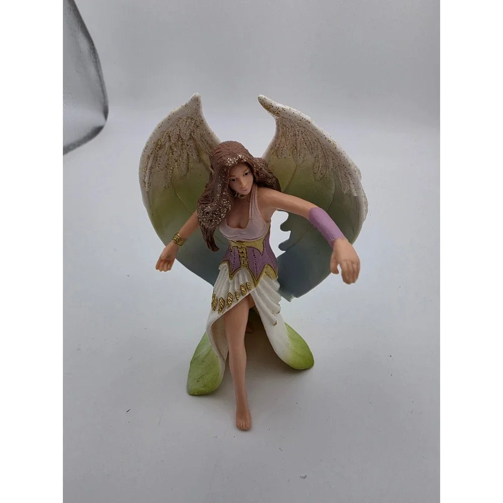 Schleich Bayala Fairy Figurine 2013 Fantasy Winged Elf Figure Glitter Accents